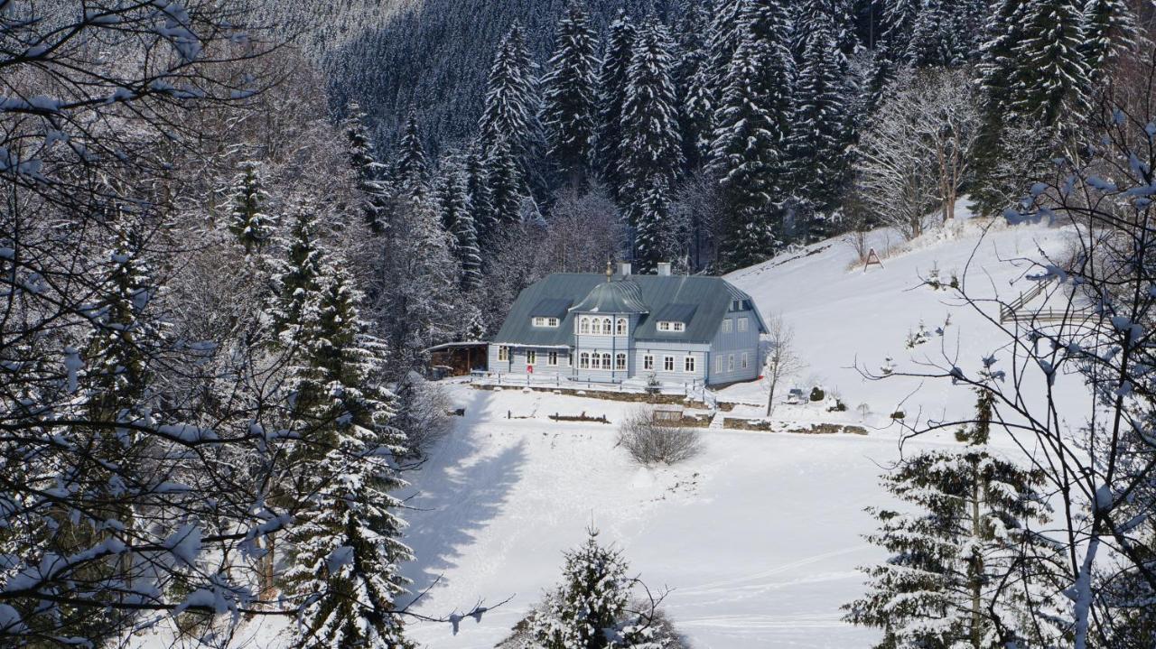Penzion Modry Pavilon Dolni Mala Upa Exterior foto